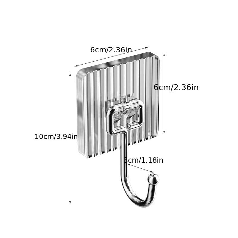 1/3/5pcs Strong Hooks, Dressing Gowns And Bath Towel Hooks