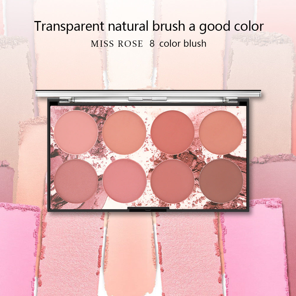 MISS ROSE 8 color Matte Durable Sun Natural Nude Skin Blush
