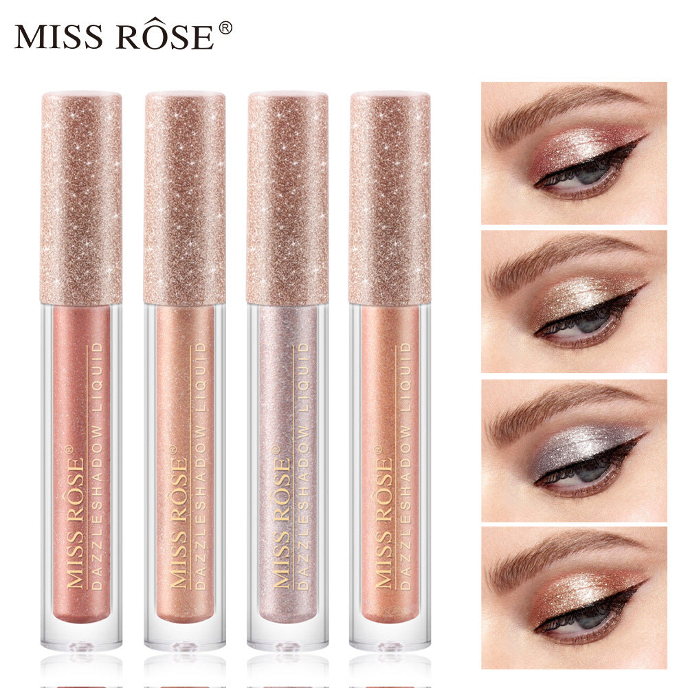 MISS ROSE Lazy Style Pearlescent Glitter Sequins Liquid Eye Shadow