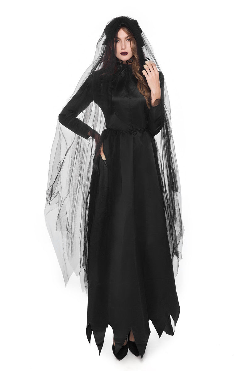 MIJIN Horror Style Bride Vampire Witch Party Stage Costume