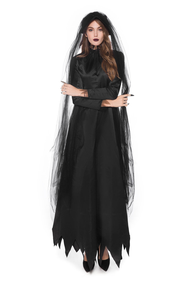 MIJIN Horror Style Bride Vampire Witch Party Stage Costume