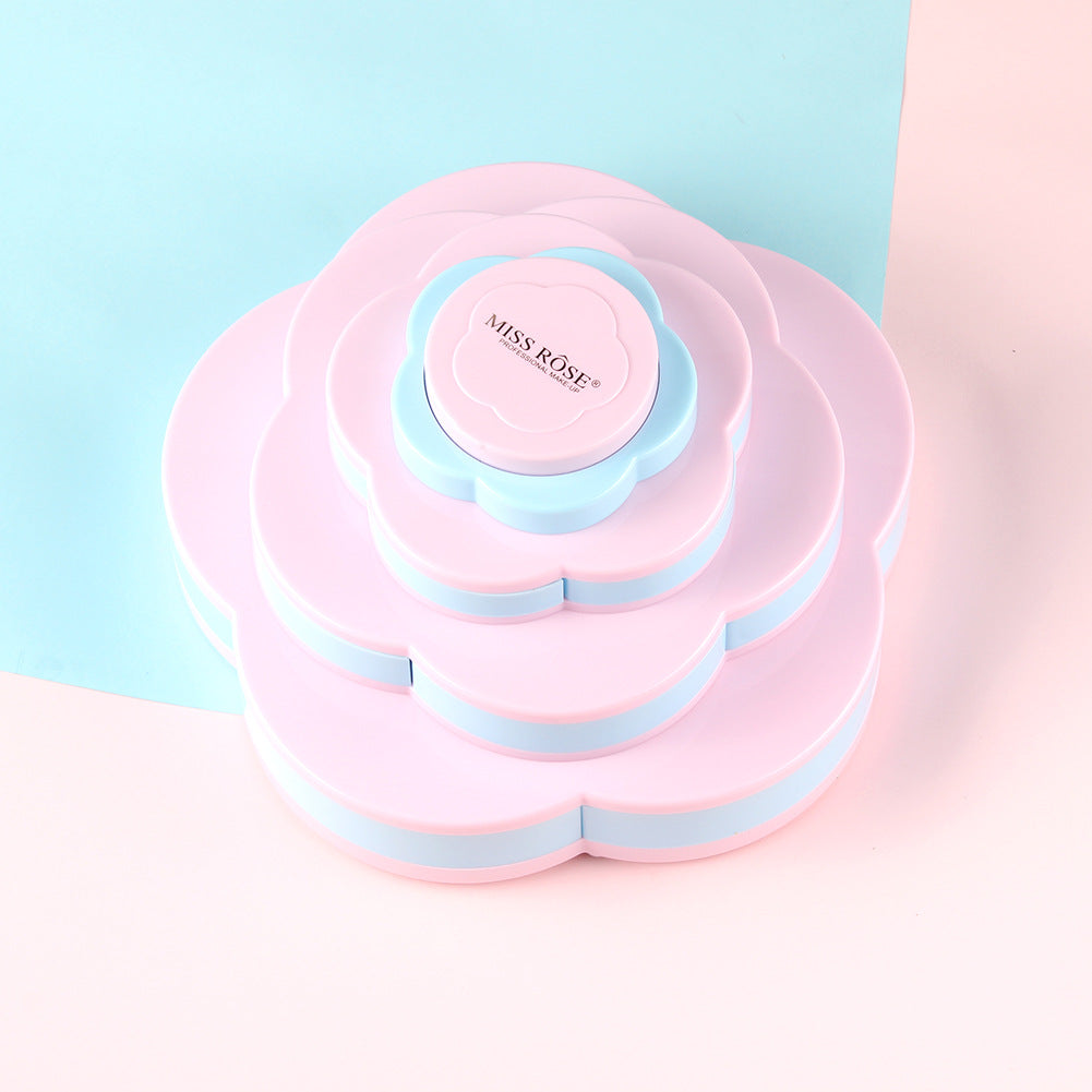 MISS ROSE Plum Blossom Rotating Cake Layering Multifunctional Full Set Makeup Box
