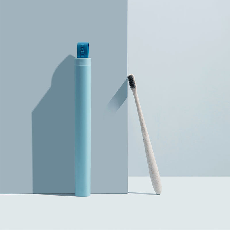 JISOO Minimal Travel Toothbrush Storage Cylinder