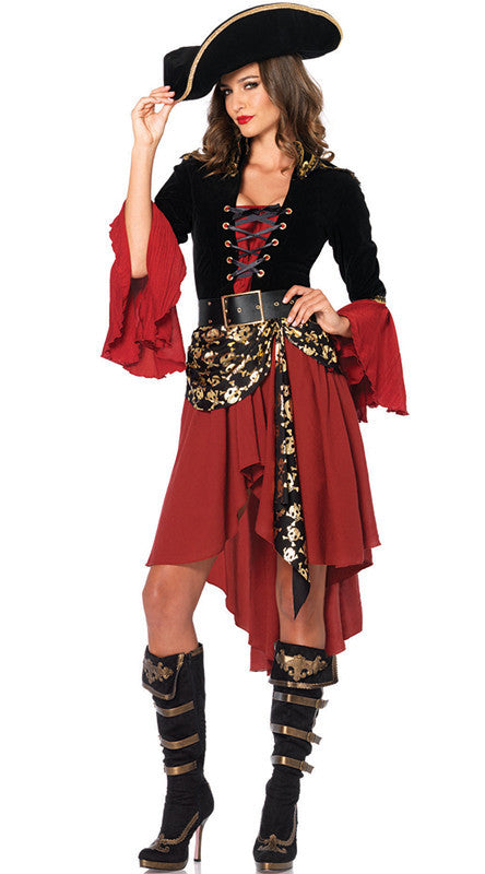HANNI Gothic Style Pirates Of The Caribbean Costume