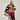 HAERIN Faux Cashmere Rainbow Faux Fur Ball Tassel Scarf
