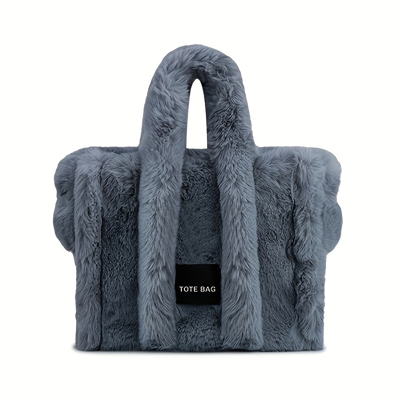 MINJI Y2K Style Luxury Faux Fur Trendy Plush Soft Crossbody Bag