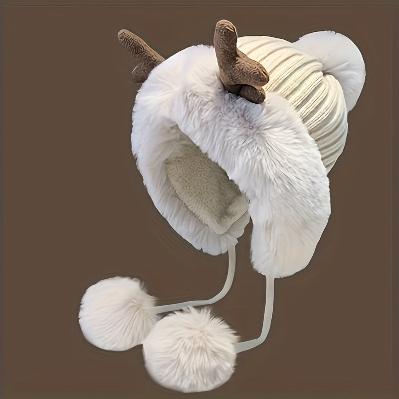 MINJI Dear Ear Faux Fur Winter Hat