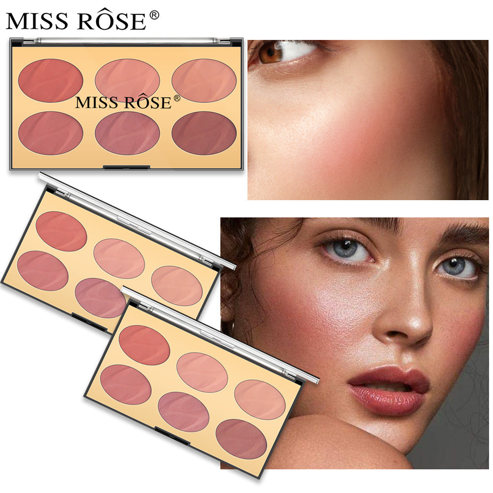 MISS ROSE Multicolor Matte Powder Gradual Change Blush