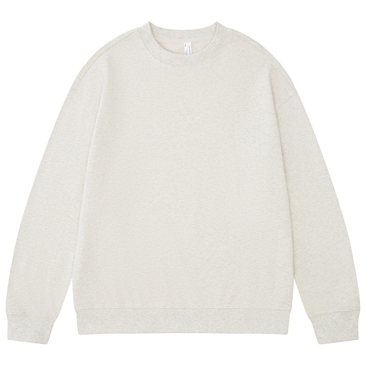 JENNIE Heavyweight Cotton Oversize Round Neck Sweater