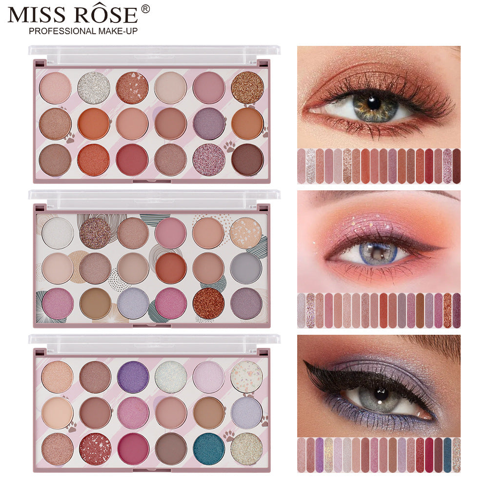 MISS ROSE 18 Colors Palettes Earthly Eye Shadow