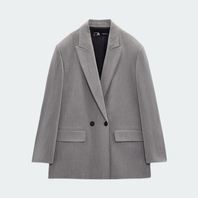 LISA Loose Double Breasted Suit Blazer