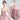 ROSE Pink Cloud Sling Tail Wedding Dress
