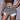 LISA Ins Style Striped Drawstring High Waist Shorts