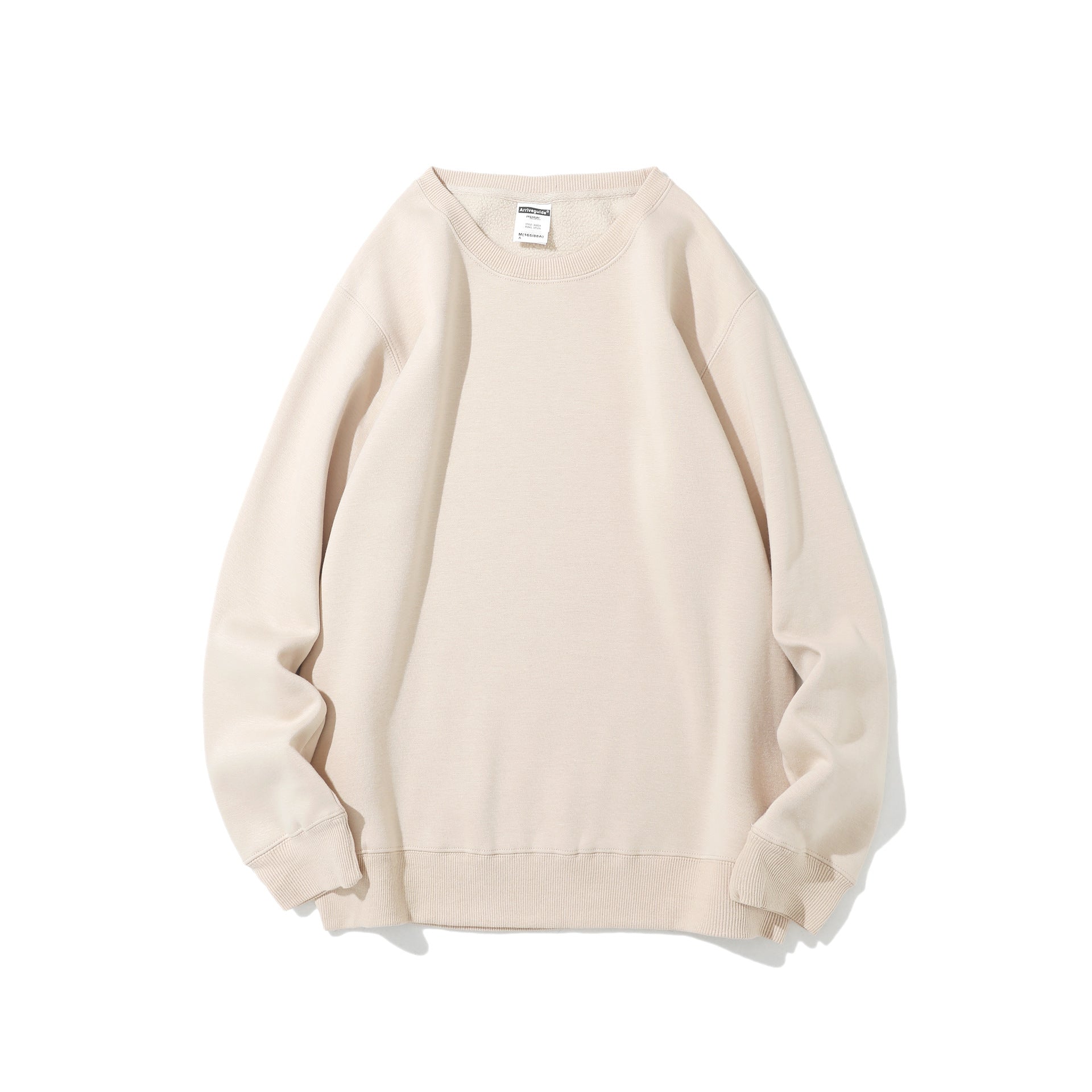 JENNIE 420g Polar Fleece Round Neck Pullover Sweater