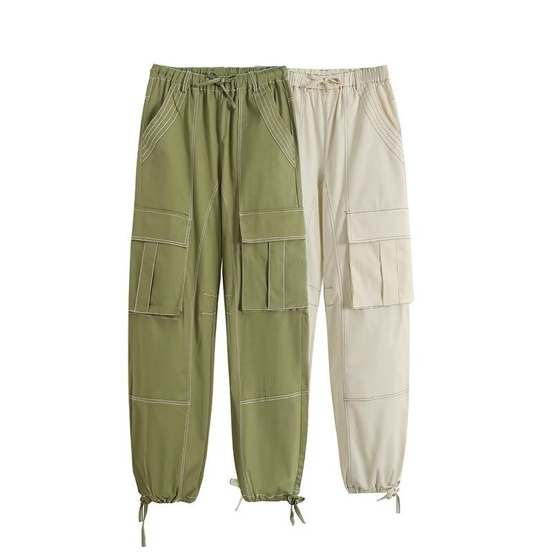LISA Large Pocket Casual Cargo Pants