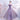 JISOO Flower Fairy Purple Banquet Evening Dress