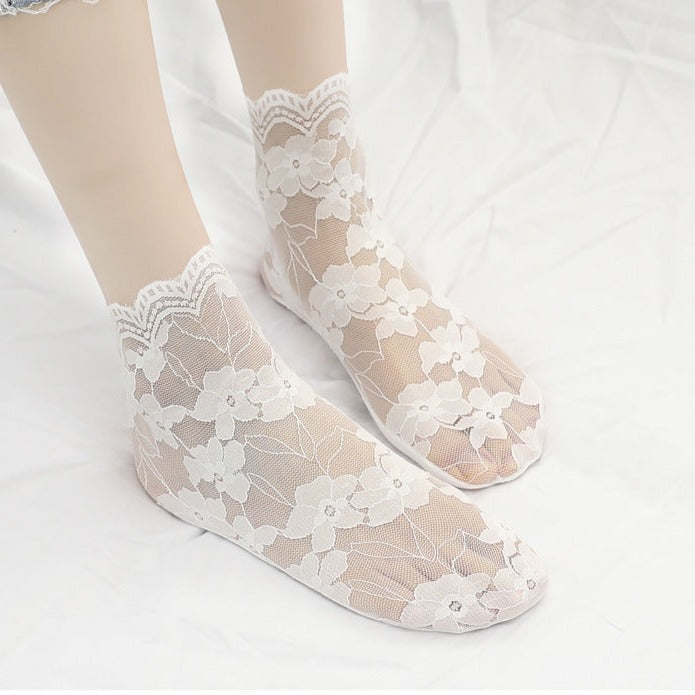 RIRI Floral Lace Socks II