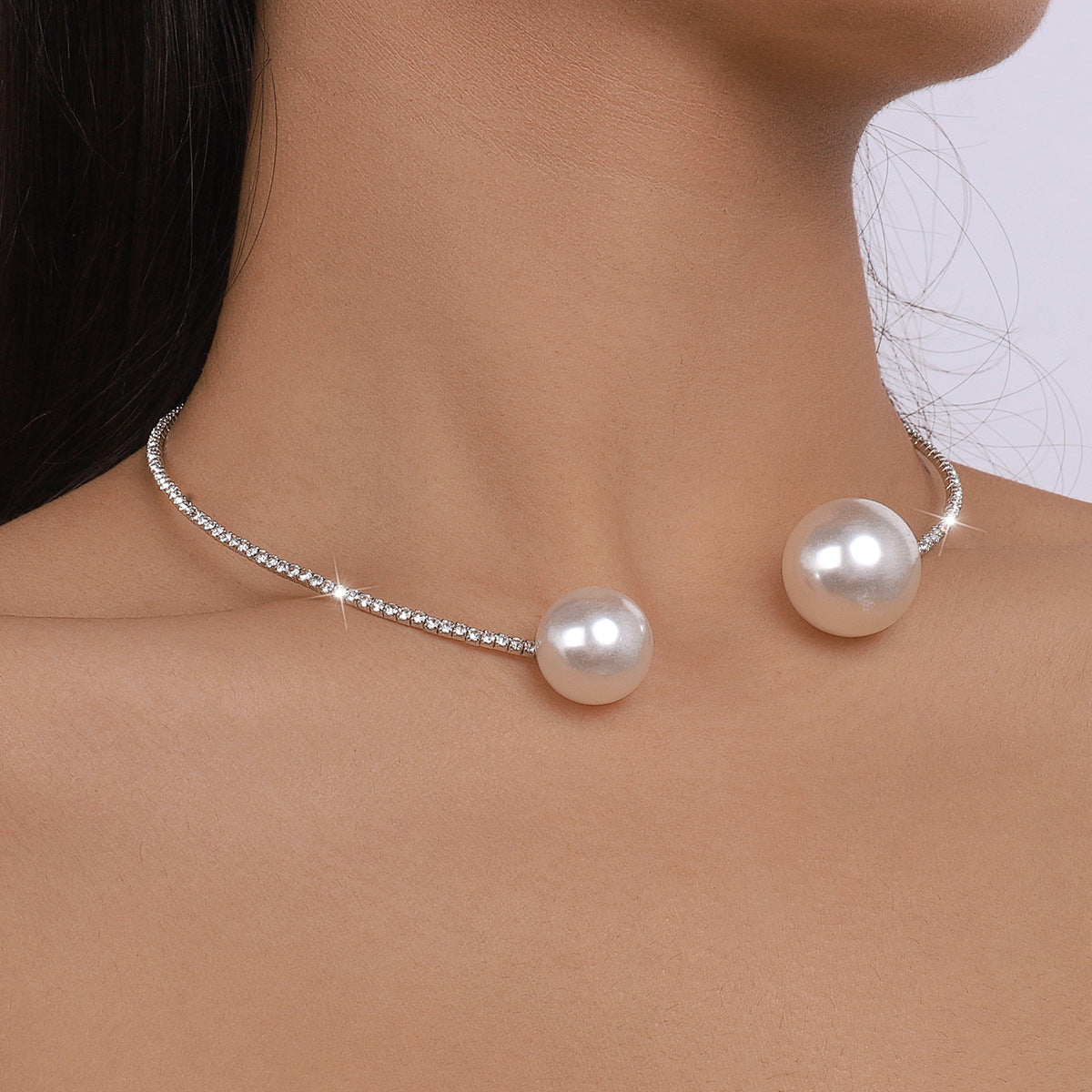 DANIELLE Elegant Retro Romantic Pearl Necklace