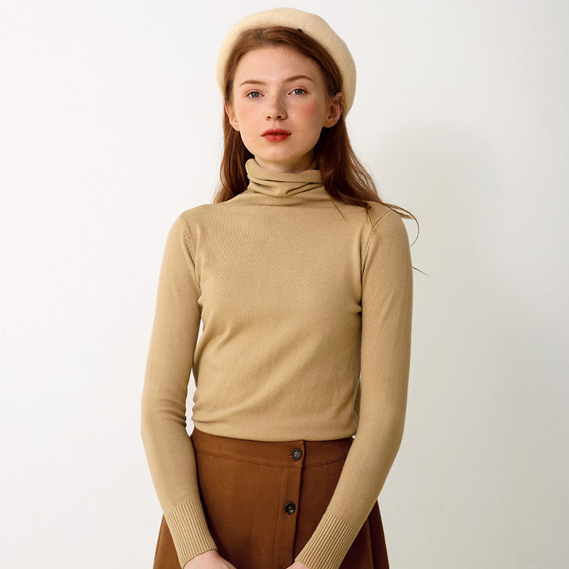 JENNIE Turtleneck Knitted Versatile Sweater
