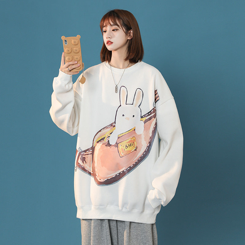 JISSO Bunny Oversized Sweaters