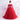 ROSE Red Shawl Long Sleeves Bride Wedding Fairy Evening Dress