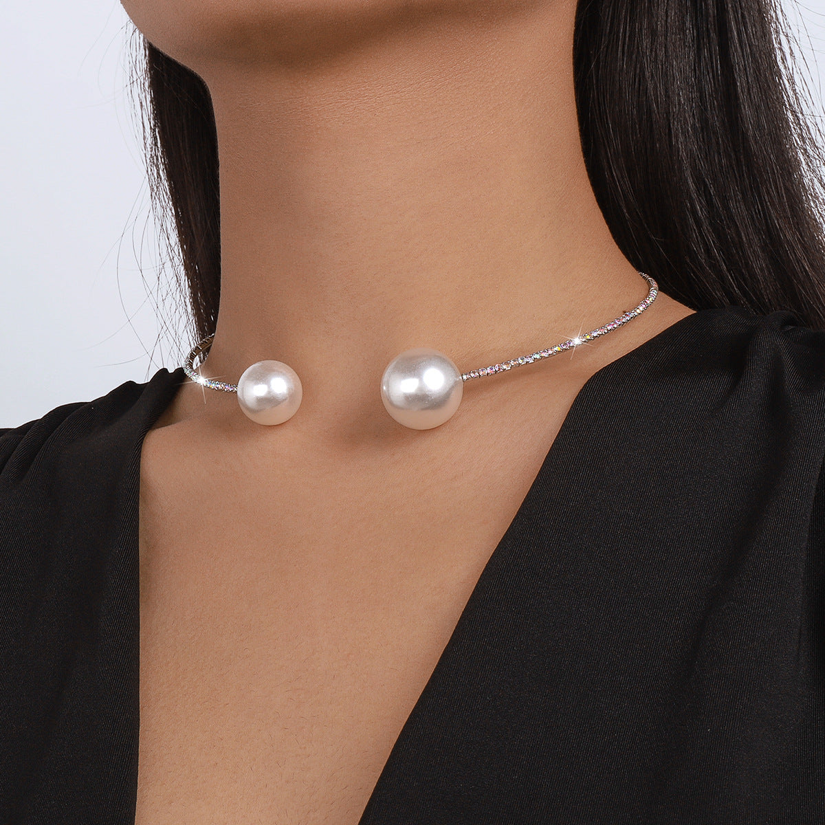DANIELLE Elegant Retro Romantic Pearl Necklace