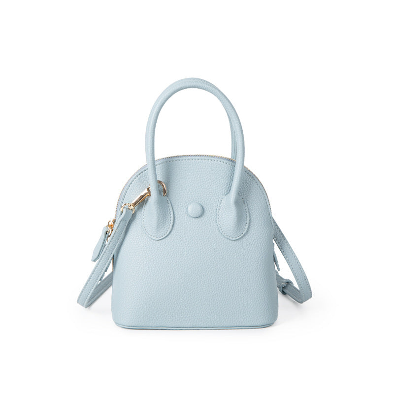 DANIELLE Minority Macaron Oblique Straddle Portable Litchi Shell Handbag