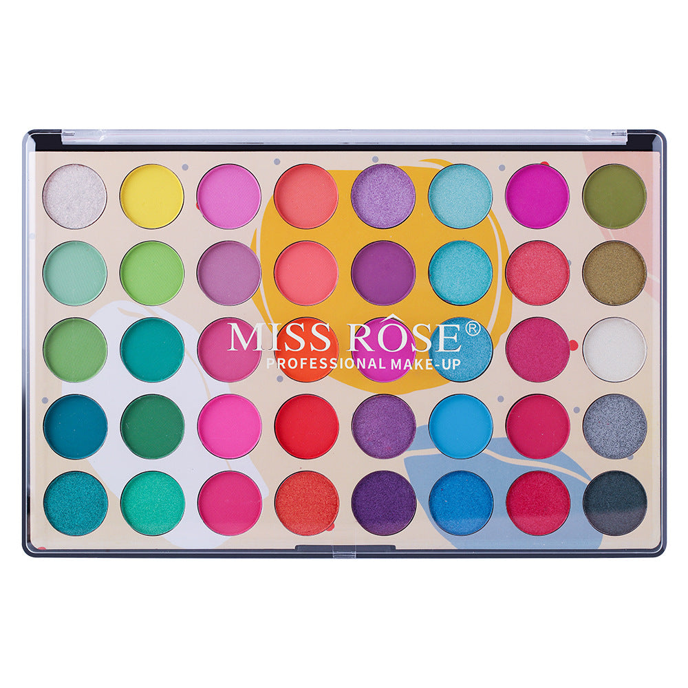 MISS ROSE 40 Colors Palettes Earth Tone Matte Pearlescent Gradient Eye Shadow