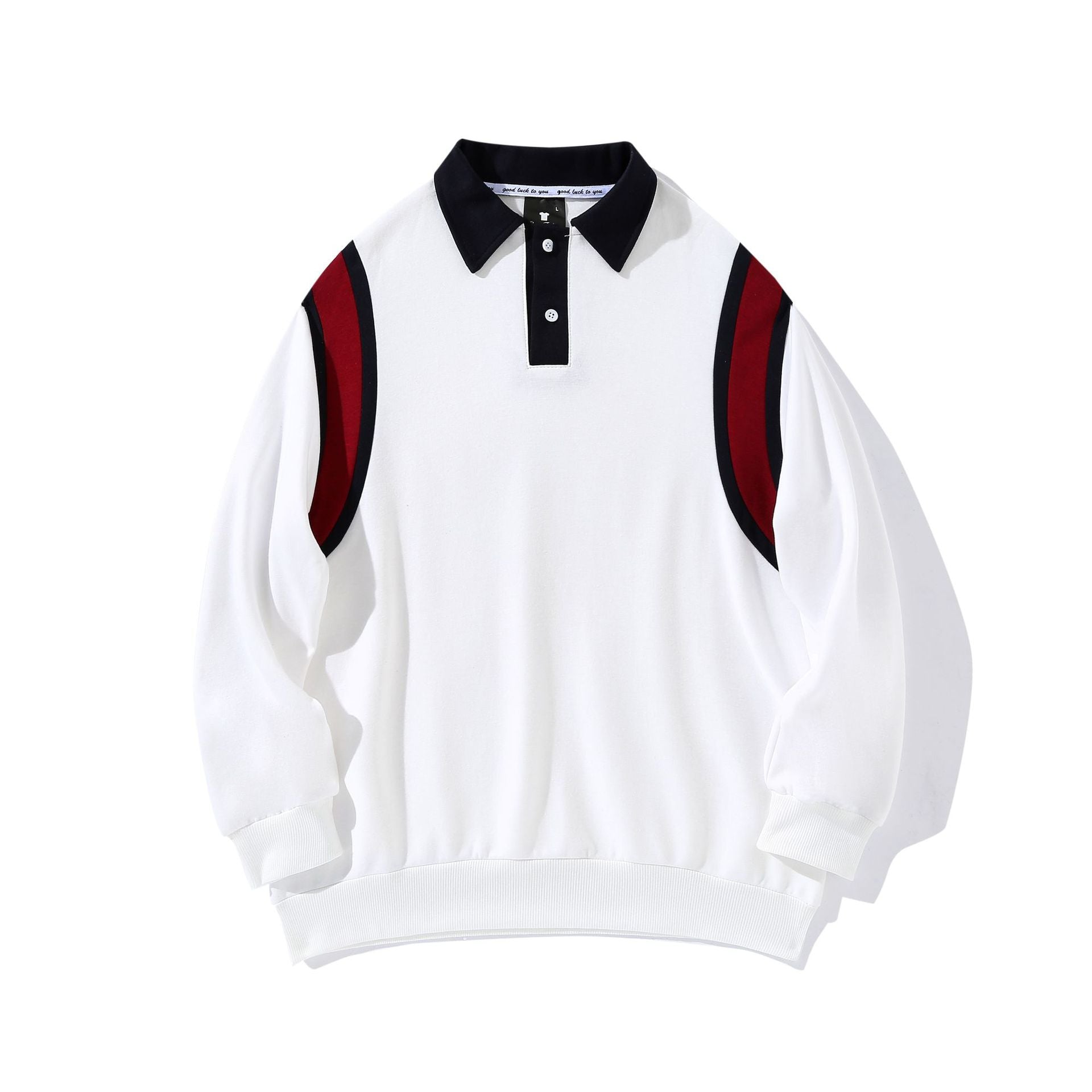 JENNIE 320 grams Cotton Down Double-sided Color Lapel Sweater