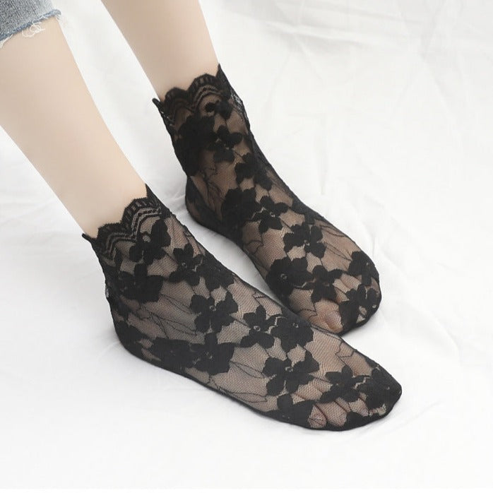 RIRI Floral Lace Socks II
