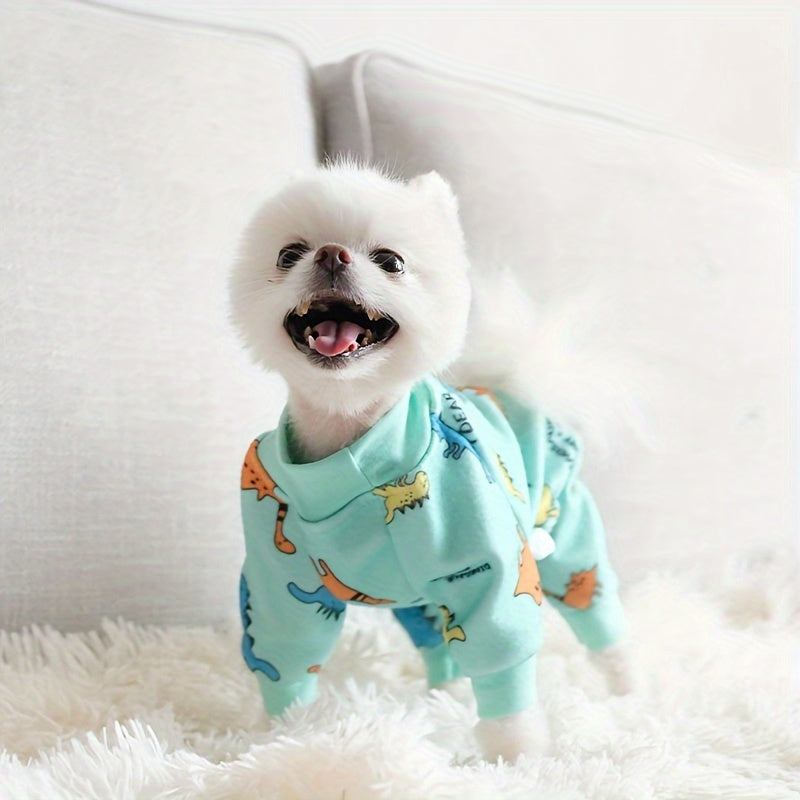 RAPAIDE 1pc Cute Animals Graphic Pet Jumpsuit Breathable Dog Loungewear For Dog And Cat Summer Party Clothes