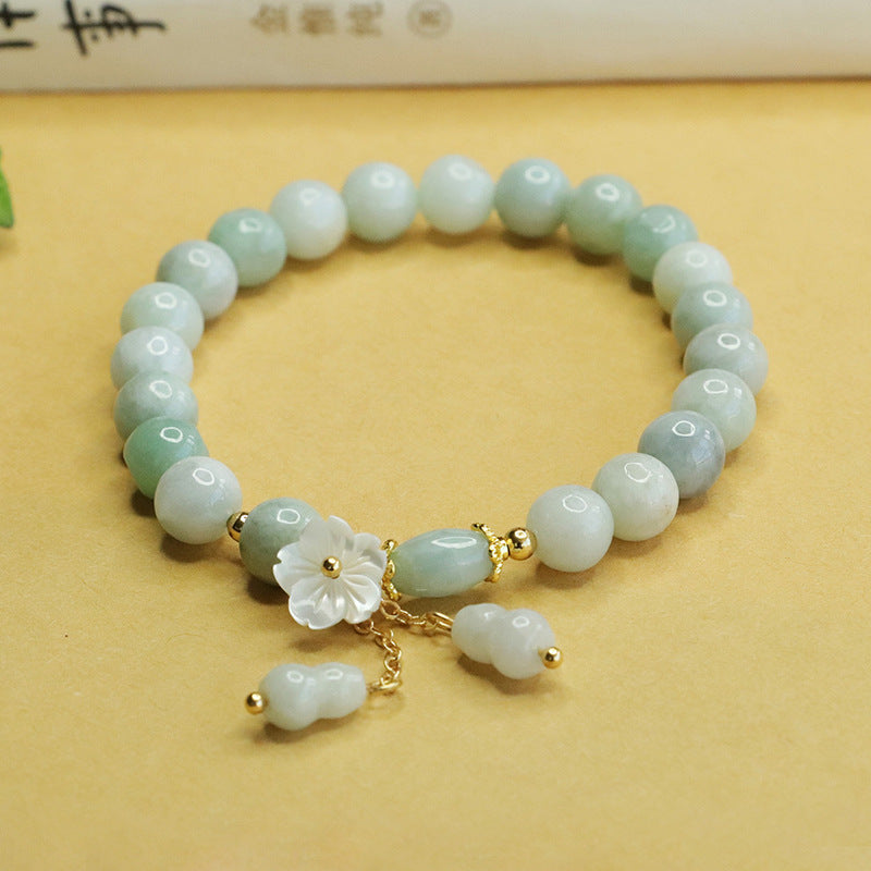 花开富贵 Fugui Myanmar Jade Bracelet